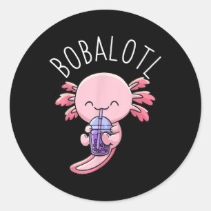 Adesivo Bobalotl Axolotl Boba Tea Bubble milk