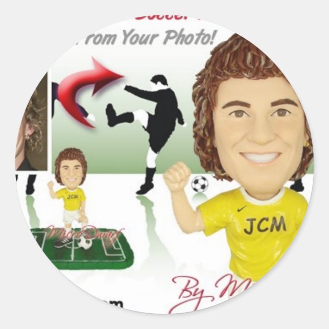 Adesivo Bobblehead Bobblehead Cabeças Bobble (Frente)