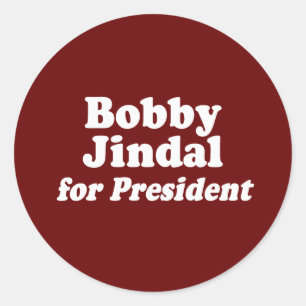 ADESIVO BOBBY JINDAL PARA O PRESIDENTE 2