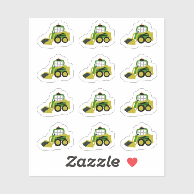 Adesivo Bobcat escavator (Folha)