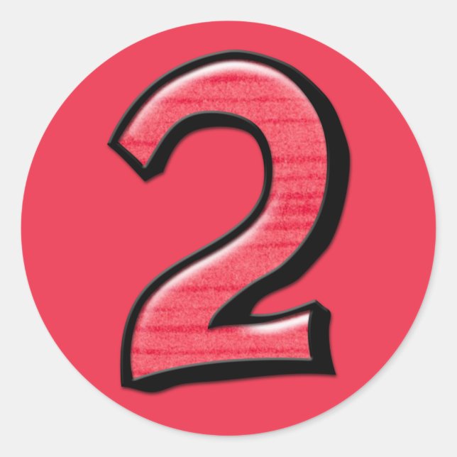 Adesivo Bobo 2 - Vinheta vermelha (Frente)