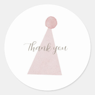 Adesivo Bobo cor-de-rosa ganso obrigado Aniversário do Cha