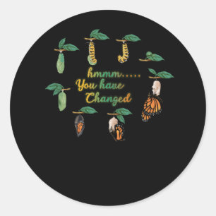 Adesivo Bobo De Lagarta Monarilha Humor Da Borboleta