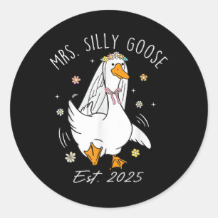 Adesivo Bobo Goose Casal Correspondente Casando Engraçado 