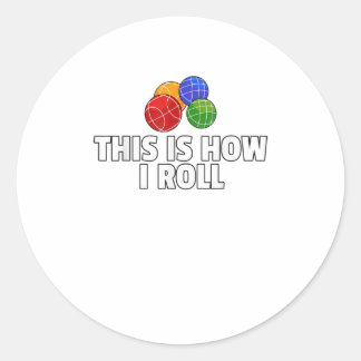 Adesivo Bocce Ball Gift Boliche italiana Bocci Pyer TSirt