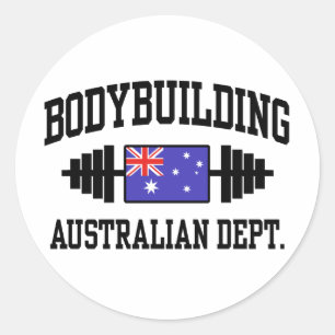 Adesivo Bodybuilder australiano