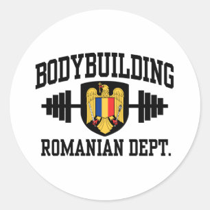 Adesivo Bodybuilding romeno