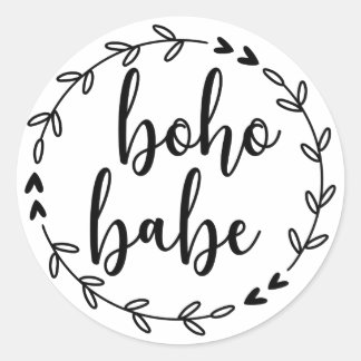 Adesivo Boho Babe Wreath