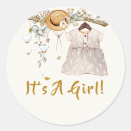 Adesivo Boho Baby Girl Dress Outdoor
