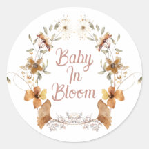 Boho Baby In Bloom Wildflower Chá de fraldas