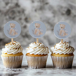 Adesivo Boho baby teddy bear Classic Round Sticker