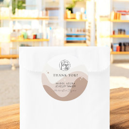 Adesivo Boho Chic Earth tone - obrigado do criador de joia