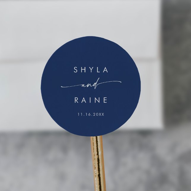 Adesivo Boho Chic Royal Blue Names - Selos de envelopes (Criador carregado)