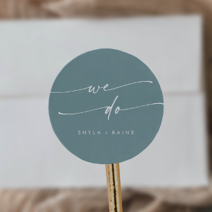 Adesivo Boho Chic Seafoam Teal Fazemos Envelope Seals