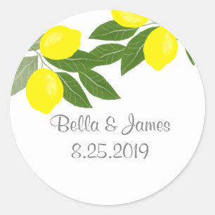 Adesivo Boho Citrus Lemon Stickers