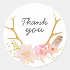 Adesivo Boho Deer Antler Stickers