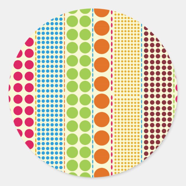 Adesivo Boho Dots Envelope Selo (Frente)