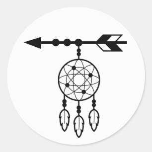 Adesivo Boho Dream Catcher, Tribo Nativo Americano de Casa