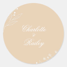 Boho Floral Boho Casado de Cantinho Branco Beige