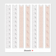 Boho Floral Washi Tape Planner Stickers