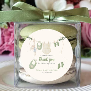 Adesivo Boho Gênero Vintage Neutral Chá Russo para Bebês