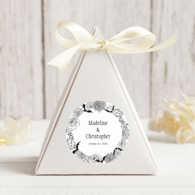 Adesivo Boho Gothic Floral Wedding (Criador carregado)