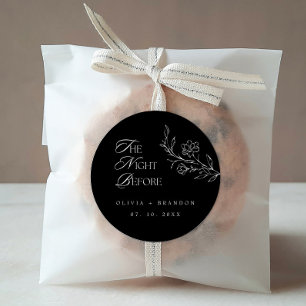 Adesivo Boho Night Antes Do Ensaio Jantar Casamento Negro