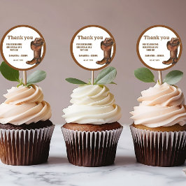 Adesivo Boho Ocidental Casamento de Cowboy Elegante Obriga