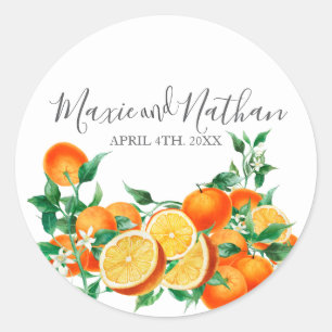 Adesivo Boho Orange Blossom Casamento