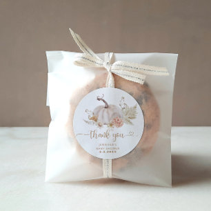 Adesivo Boho outono abóbora obrigado