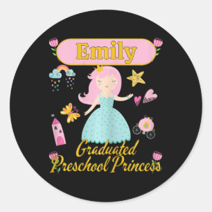 Adesivo Boho Princesa Emily 2026 Pré-Escolar Personalizado