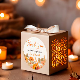 Adesivo Boho Quente chá de fraldas de queda de abóbora