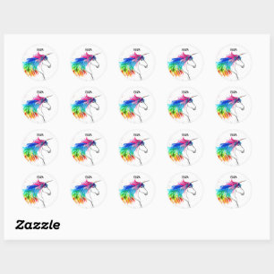 Adesivo Boho Rainbow Cute Girls Unicorn Kids