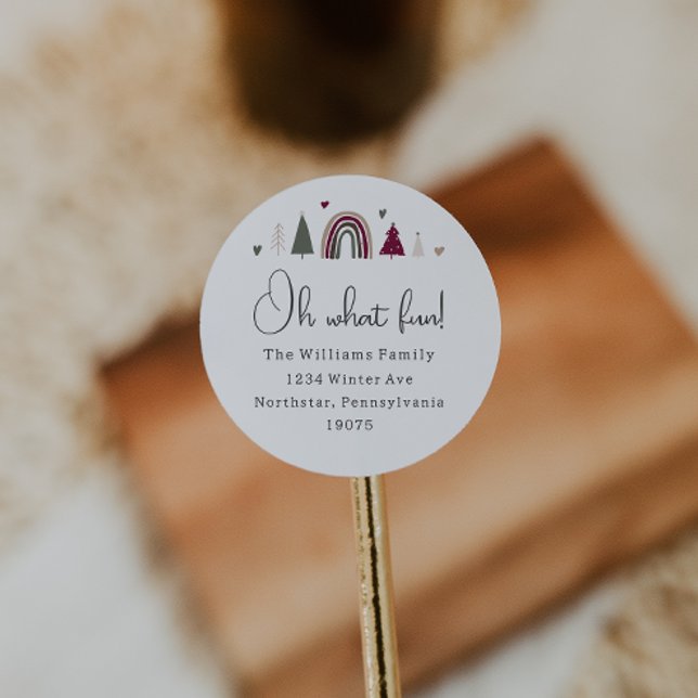 Adesivo Boho Rainbow e Hearts Oh Que Envelope Divertido Fa (Criador carregado)