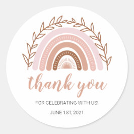 Adesivo Boho Rainbow Stickers, Aniversário | CHÁS