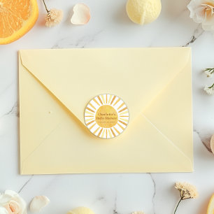 Adesivo Boho Ray do Chá de fraldas Sunshine