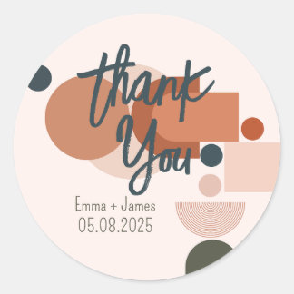 Adesivo Boho Shapes Obrigado Sticker
