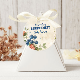 Adesivo Boho Strawberry Berry Sweet Chá de fraldas