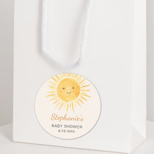 Adesivo Boho Sun Chá de fraldas Neutro por Gênero