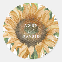Adesivo Boho Sunflower Rustic Wildflower Sticker