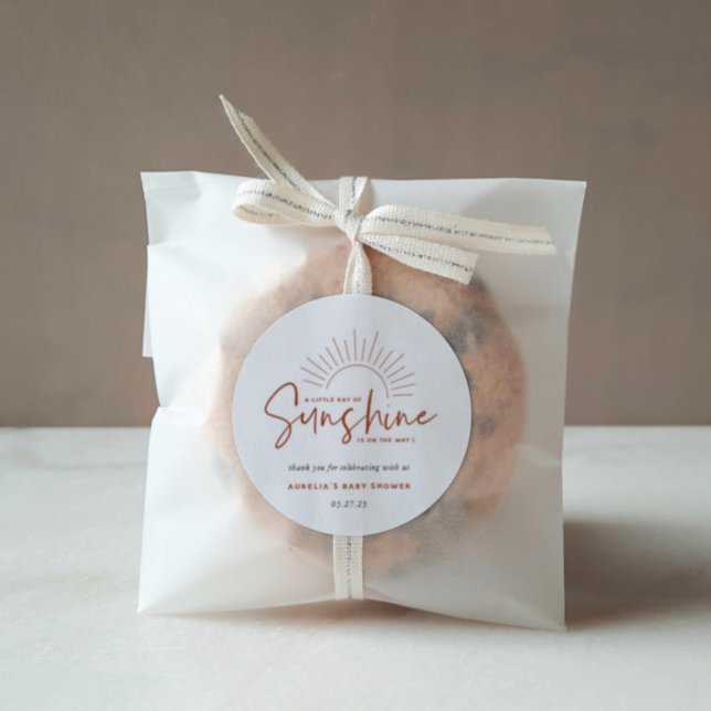 Adesivo Boho Sunshine Chá de fraldas (Criador carregado)