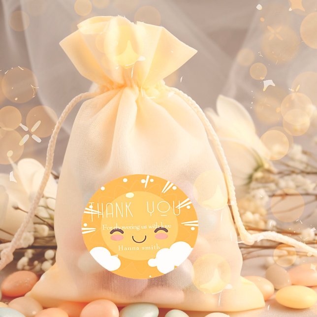 Adesivo Boho sunshine chá de fraldas (Criador carregado)