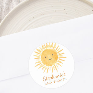 Adesivo Boho Sunshine Chá de fraldas