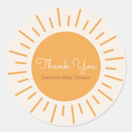 Adesivo Boho Sunshine Obrigado