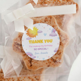 Adesivo Boho Sunshine Rainbow Birthday Sticker Labs