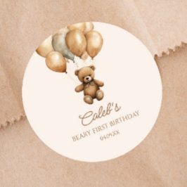 Adesivo Boho Teddy Bear Bear First Party