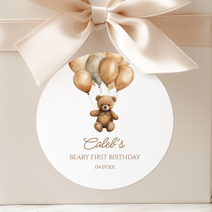 Adesivo Boho Teddy Bear Bear First Party