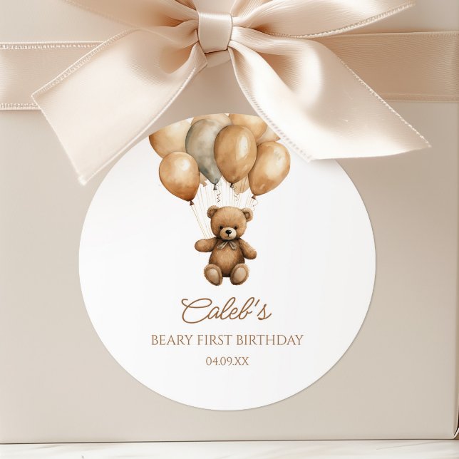 Adesivo Boho Teddy Bear Bear First Party (Criador carregado)