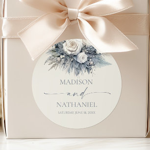 Adesivo Boho White Rose Floral Flower Garden Casamento