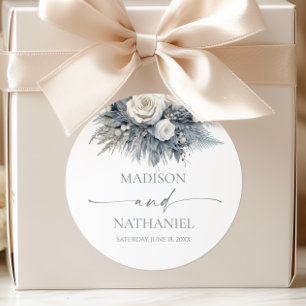 Adesivo Boho White Rose Floral Flower Garden Casamento